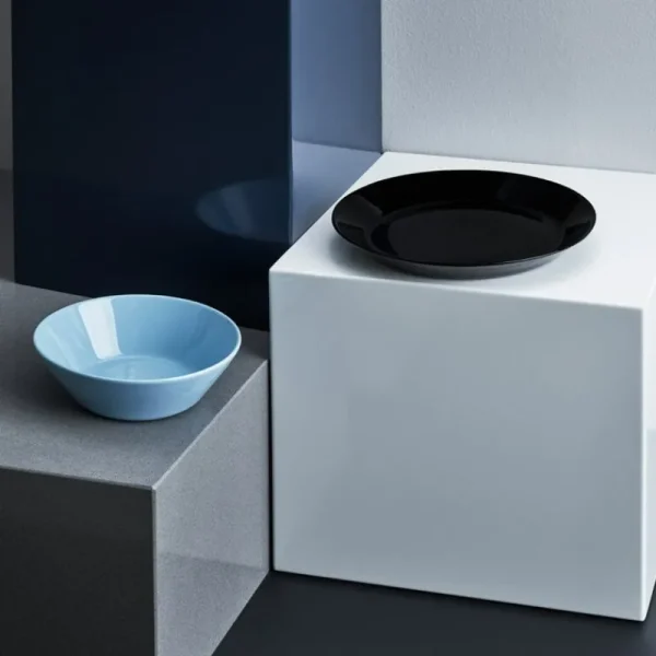 Iittala Geschirr^Teema Teller, 21 cm, schwarz