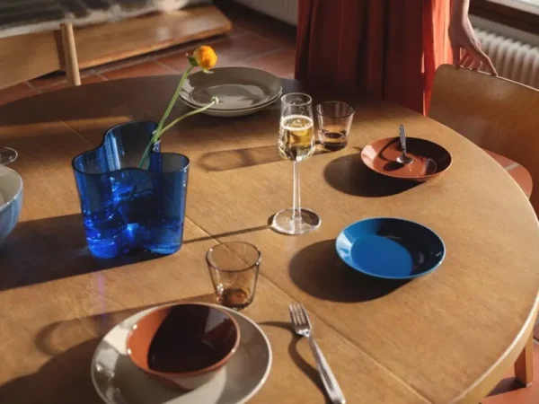 Iittala Geschirr^Teema Teller, 23 cm, Vintage-Blau