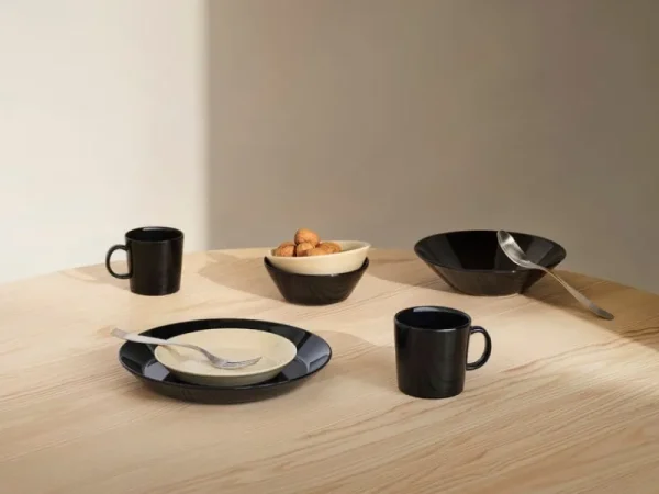 Iittala Geschirr^Teema Teller, 21 cm, schwarz