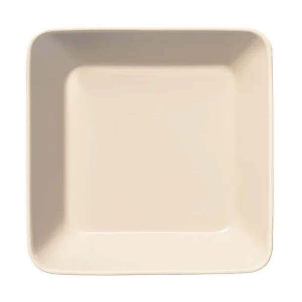 Iittala Geschirr^Teema Teller, 16 x 16 cm, Leinenweiß