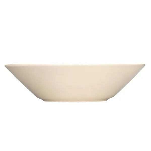 Iittala Geschirr^Teema Teller, tief, 21 cm, Leinenweiß