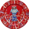 Iittala Geschirr^Teller Taika 27 cm, rot