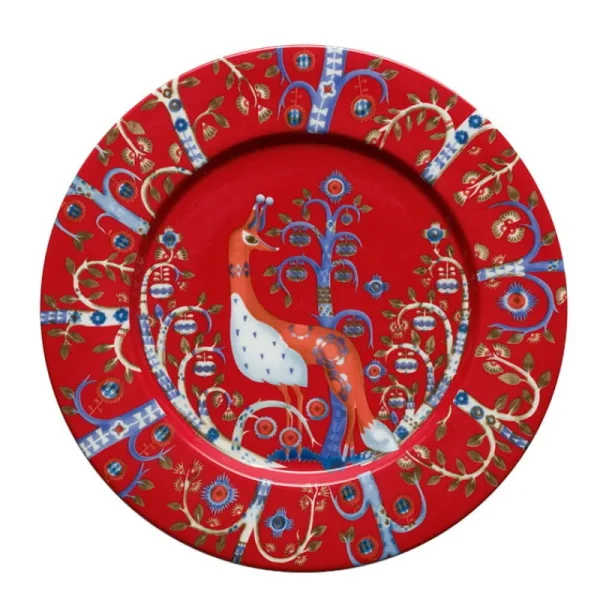 Iittala Geschirr^Teller Taika, 22 cm, rot