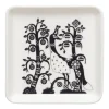 Iittala Geschirr^Teller Taika, quadratisch, 12 x 12 cm, schwarz