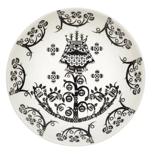 Iittala Geschirr^Tiefer Teller Taika 20 cm, Deco-schwarz