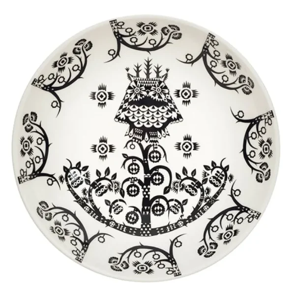 Iittala Geschirr^Tiefer Teller Taika 20 cm, Deco-schwarz