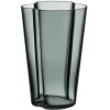 Georg Jensen Vasen-Iittala Vase Aalto 220 mm, dunkelgrau