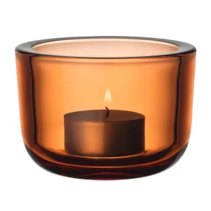 HAY Kerzen Und Kerzenhalter-Iittala Votivglas Valkea, 60 mm, orangebraun