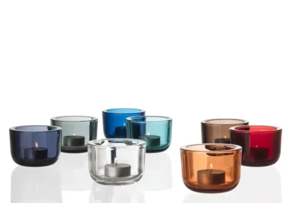 HAY Kerzen Und Kerzenhalter-Iittala Votivglas Valkea, 60 mm, orangebraun