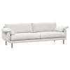 Interface Sofas Und Liegen-Bebé Sofa, 226 cm, Muru 472, Beige, schwarzes Metall