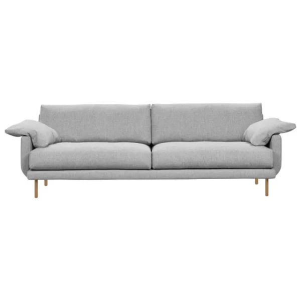 Muuto Sofas Und Liegen-Interface Bebé Sofa, 226 cm, Muru 470, Grau, Eiche