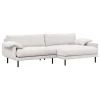 Interface Sofas Und Liegen-Bebé Sofa mit Chaiselongue, rechts, Muru 472, Beige, schwarzes M