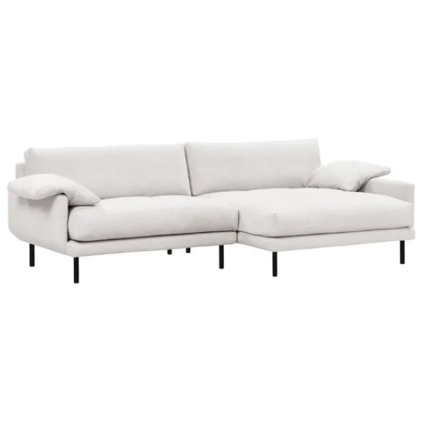 Interface Sofas Und Liegen-Bebé Sofa mit Chaiselongue, rechts, Muru 472, Beige, schwarzes M