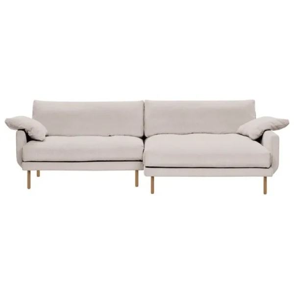 Warm Nordic Sofas Und Liegen-Interface Bebé Sofa mit Chaiselongue, rechts, Jagger 3, Beige, Eiche