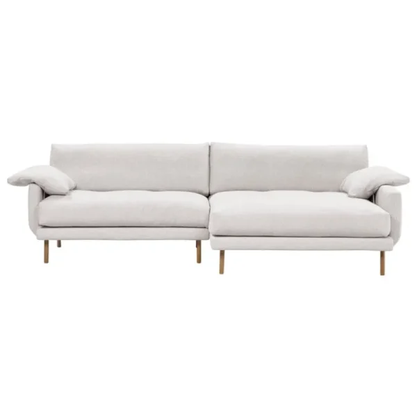 Hem Sofas Und Liegen-Interface Bebé Sofa mit Chaiselongue, rechts, Muru 472, Beige, Eiche
