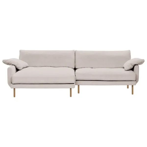 Interface Sofas Und Liegen-Bebé Sofa mit Chaiselongue, links, Jagger 3, Beige, Eiche