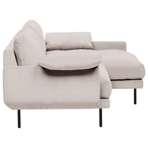 Interface Sofas Und Liegen-Bebé Sofa mit Chaiselongue, rechts, Jagger 3, Beige, schwarzes M