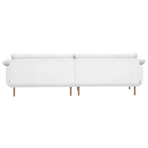 Muuto Sofas Und Liegen-Interface Bebé Sofa mit Chaiselongue, rechts, Jagger 1, Weiß, Eiche