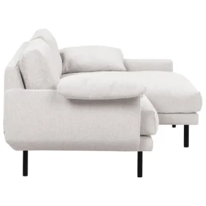 Interface Sofas Und Liegen-Bebé Sofa mit Chaiselongue, rechts, Muru 472, Beige, schwarzes M