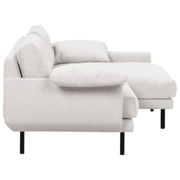 Interface Sofas Und Liegen-Bebé Sofa mit Chaiselongue, rechts, Muru 472, Beige, schwarzes M