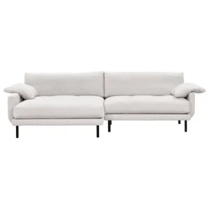 Interface Sofas Und Liegen-Bebé Sofa mit Chaiselongue, links, Muru 472, Beige, schwarzes Me