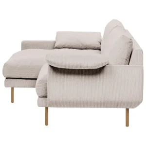 Interface Sofas Und Liegen-Bebé Sofa mit Chaiselongue, links, Jagger 3, Beige, Eiche