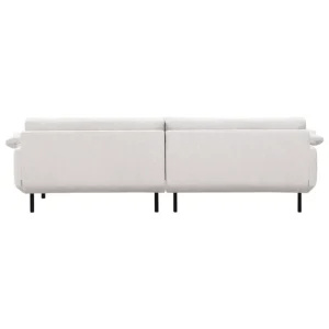 Interface Sofas Und Liegen-Bebé Sofa mit Chaiselongue, links, Muru 472, Beige, schwarzes Me