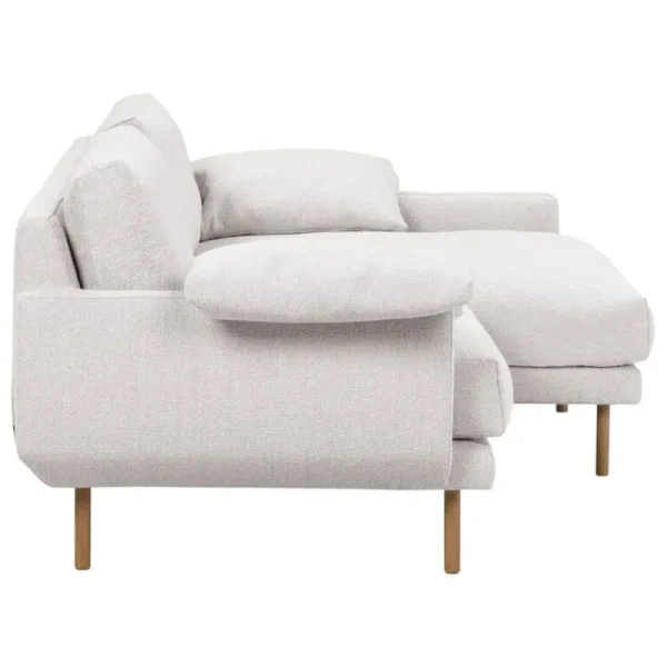 Hem Sofas Und Liegen-Interface Bebé Sofa mit Chaiselongue, rechts, Muru 472, Beige, Eiche