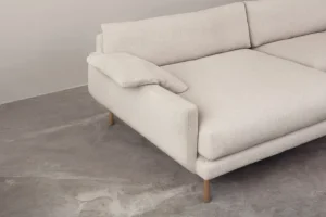 Interface Sofas Und Liegen-Bebé Sofa mit Chaiselongue, links, Jagger 1, Weiß, schwarzes Met