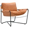 Interface Sitzgelegenheiten-Bug Loungesessel, niedrig, cognac Leder Dunes