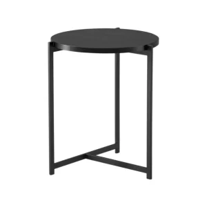 Interface Tische-Pilleri Couchtisch, 40 cm, Schwarz, schwarze Eiche