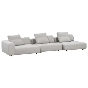 Interface Sofas Und Liegen-Toast Sofa, 405 cm, links, Arc 05, Beige