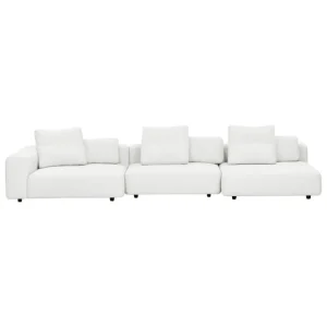 Interface Sofas Und Liegen-Toast Sofa, 405 cm, links, Arc 80, Weiß