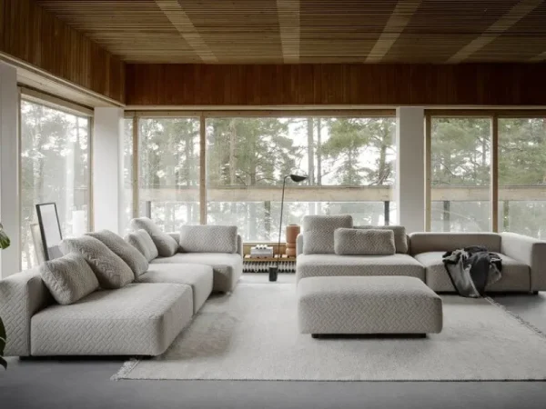 Interface Sofas Und Liegen-Toast Sofamodul, 135 x 110 cm, Arc 80 Weiß