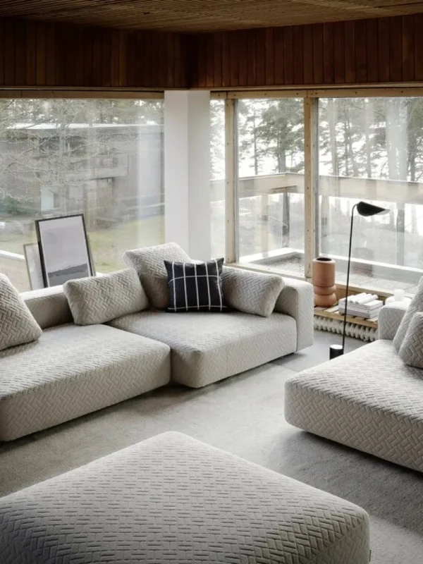 Interface Sofas Und Liegen-Toast Sofamodul, 135 x 110 cm, Arc 80 Weiß