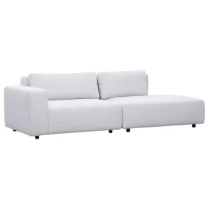 Interface Sofas Und Liegen-Toastie Sofa, modular, 250 cm, B125-P, Leaf 101 Ivory