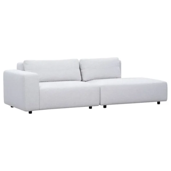 Interface Sofas Und Liegen-Toastie Sofa, modular, 250 cm, B125-P, Leaf 101 Ivory