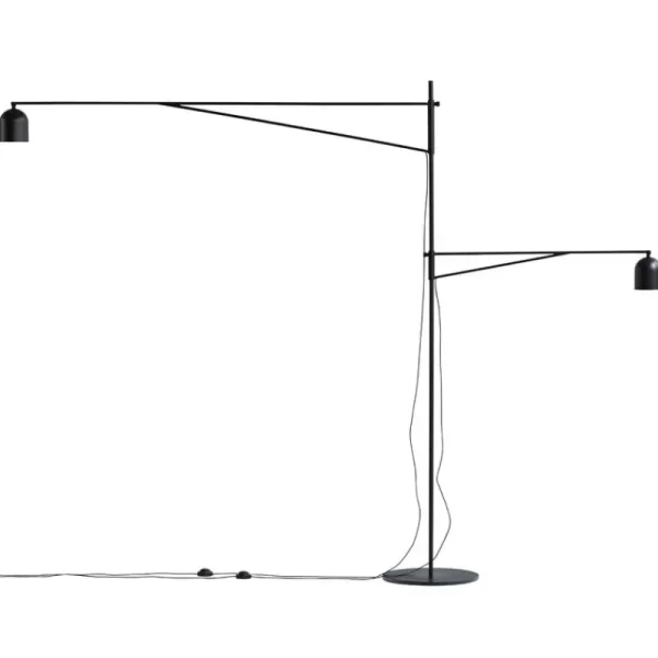 Nemo Lighting Stehleuchten-Karakter Awkward Light Stehleuchte, schwarz