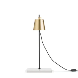 Karakter Schreibtischlampen | Tischlampen-Lab Light Tischleuchte, schwarz – Messing