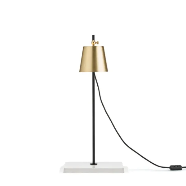 Karakter Schreibtischlampen | Tischlampen-Lab Light Tischleuchte, schwarz – Messing
