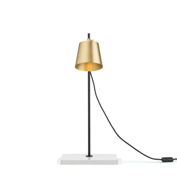 Karakter Schreibtischlampen | Tischlampen-Lab Light Tischleuchte, schwarz – Messing