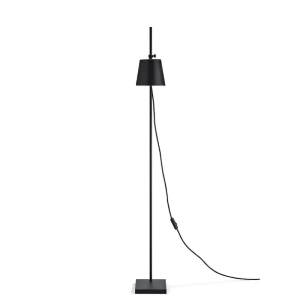 Foscarini Stehleuchten-Karakter Steel Lab Light Stehleuchte, Schwarz