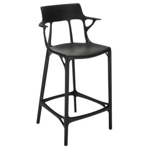 Kartell Terrassenmöbel | Sitzgelegenheiten^A.I. Barhocker, 65 cm, Schwarz