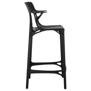 Kartell Terrassenmöbel | Sitzgelegenheiten^A.I. Barhocker, 65 cm, Schwarz