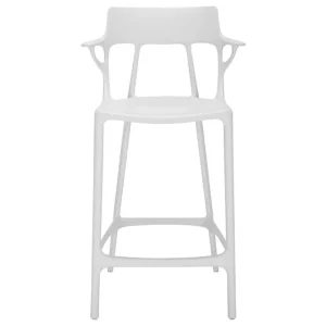 Kartell Terrassenmöbel | Sitzgelegenheiten^A.I. Barhocker, 65 cm, Weiß