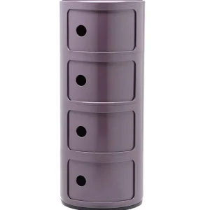 Montana Furniture Aufbewahrungsmöbel-Kartell Aufbewahrungseinheit Componibili, 4 Module, lila