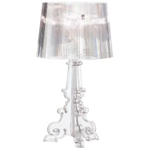 Pilke Lights Tischlampen-Kartell Bourgie Tischleuchte, transparent