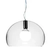 Stilnovo Deckenleuchten-Kartell FL/Y Pendelleuchte, klein, transparent