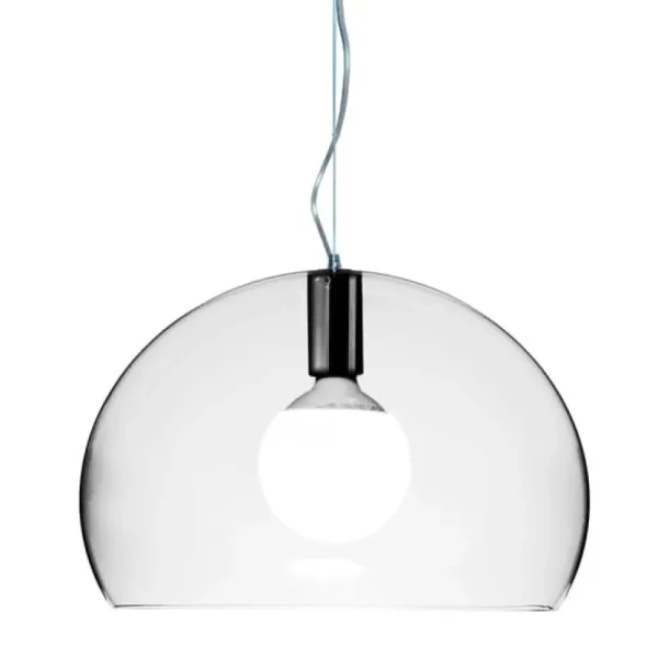 Stilnovo Deckenleuchten-Kartell FL/Y Pendelleuchte, klein, transparent