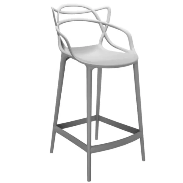 Mattiazzi Sitzgelegenheiten-Kartell Masters Hocker, grau